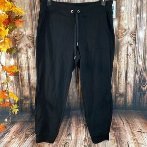 Calvin Klein Performance Fleece-Lined Joggers, Large - Black